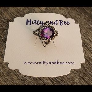 Sterling Amethyst Ring
